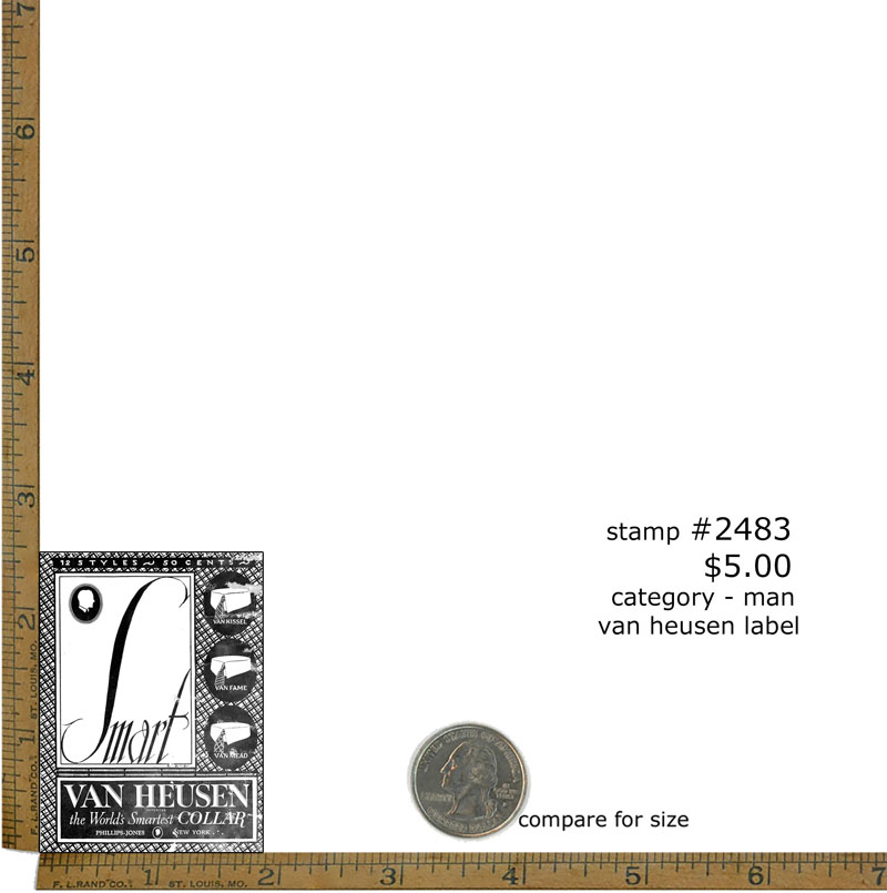 #2483 - Van Heusen Label